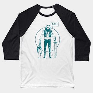 Skull Face ( Tuff guy No.1) Baseball T-Shirt